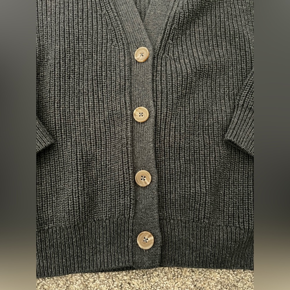 Quince Black Women's Cardigan Sweater - Picture 3 of 5